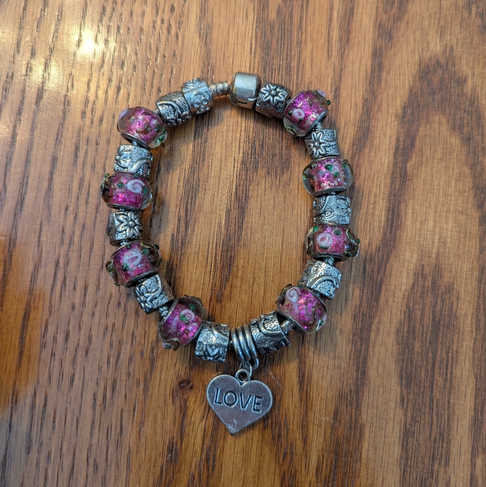 Sterling Silver Charm Bracelet